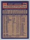  3277 Us Flag   City Maxi Card On Sparky Anderson Trading Card W hof Cancel 