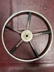 Vintage Nautical Maritime Metal   Wood Ship Wheel Boat Wheel  17    Wide Antique