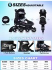 Inline Skates Besket For Boys Outdoor Adjustable Roller Skates For Kids Medium 