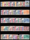 1949 Kgvi Upu Omnibus Complete Set Of 310 Stamps Very Fine Used 
