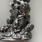 Vintage Arthur Court Rabbit Candle Holder 1989 Polished Aluminum Lovely 