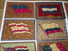 15 Lot Antique Tobacco Cigar Premium Felt Flags