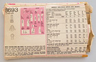 Vtg 70s Simplicity Sew Pattern 8693 Sleeveless Pleated Dress Lined Jacket 12 Cut