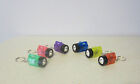6 New Flashlight Keychains Mini Bulb Flash Lights Key Chain Rings Party Favors 