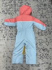 Swisstech Girls 5t Snowsuit One Pc Hooded Winter Snow Ski Suit Color Block Nwt