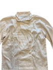 2015 Williams Sonoma Youth Kids S m Junior Chef Jacket White Double Breasted