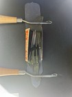 Vintage Primitive Wooden Darning Mushroom   1920 Boye Needle Packet W  4 Needles