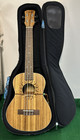 Caramel Concert Size Ukulele Zebrawood Acoustic With Gig Bag