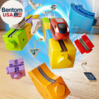 Electric Train Set  3d Infinity Track For Kids 4 6 7 8  67pcs Race Car Track Blo