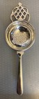 Vintage Silver Plated Tea Strainer Over-the-cup Fancy Victorian Revival 7 
