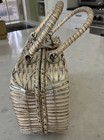 Vintage 1950s Marcus Brothers Of Miami Women   s Wicker Purse 
