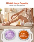 Vevor Double Wax Warmer 1200ml Professional Dual Wax Heater Pot For Hair Removal