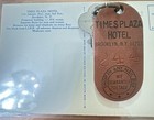 Times Plaza Hotel 510 Atlantic Ave   Brooklyn New York Hotel Room Key   Postcard