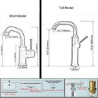 Bathroom Faucet Single Handle Vessel Sink Faucet One Hole Lavatory Mixer Tap