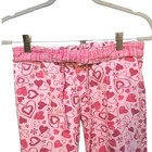 Rare Vtg Victoria s Secret Foldover Waistband Hearts Pajama Lounge Pants Xs