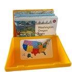 Close Up Usa 16 Map Set 1988 By National Geographic Vintage Natgeo Maps School