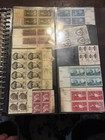 Us Stamp Collection Album W  First Day Covers   Plate Blocks  1960-70 Topics