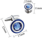 Crystal Cufflinks And Studs Sets For Men s Tuxedo Shirts including One Pair Cuff