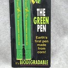 Vintage The Green Pen Biodegradable Medium Point Blue Ink Made From Corn A w Nos