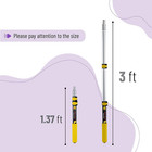 3 Ft Telescoping Extension Pole Adjustable Paint Roller Pole For Painting Tools