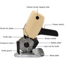 Electric Cloth Cutter 4 3 octagon Blade Cloth Rotary Cutter For Fabric Leather