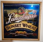 Limited Leinenkugels Sunset Wheat Blue Beer Mirror