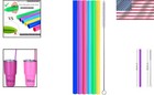 Flexible 12    Silicone Straws - Perfect For Thick Smoothies   Drinks  Set Of 6