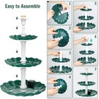 3 Tiered Bird Bath With 3 5w Solar Pump Solar Fountain Water Pump For Garden