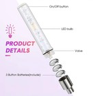2 Pack Bicycle Waterproof Led Bike Rim Lights For Wheel Tire Valve Spoke 7 Model