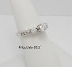 1ct Natural Diamond Anniversary Engagement Wedding Bridal Ring 14k White Gold