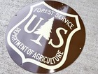 Us Agriculture Heavy Steel Sign Vintage Style