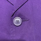 Tripp Nyc Womens Medium Trench Coat Jacket Purple Whimsigoth Punk Grunge Gothic