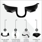 2 Pack Evo Sunnies Flexible Tanning Bed Goggles Uv Eye Protection Glasses -black