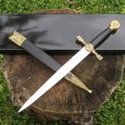 13 5  Medieval Knight Fantasy Dragon Short Sword Dagger Replica Scabbard Sheath