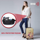 Money Belt - Passport Holder Secure Hidden Travel Wallet With Rfid Blocking  Und