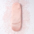 Weighted Eye Pillow With Rose Quartz Fill  Silk Satin Sleep Mask  Meditation