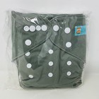 Alvababy Baby Cloth Diapers  lot Of 2  Adjustable Washable 4 Inserts Alva Nip