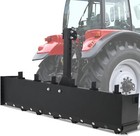 55  Tow Behind Box Scraper Box Blade 3-point Quick Hitch For Cat 1 Lawn Tractors