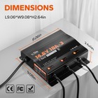 Litime 14 6v 10a  3 Bank Smart Battery Charger For Lithium Lifepo4 Lead Acid Ncm