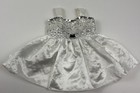Build A Bear Workshop Bride Sparkle Sequin Wedding Dress Veil Outfit Euc Cute