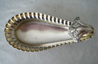 Tiffany  egyptian Revival  C  1873 Sterling Silver Olive     Dish