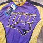 Adrenaline Promo Northern Iowa Panthers Full Zip Men s Cycling Jersey Small New