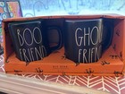 Rae Dunn 2021 Black Halloween Mug    ghoul Friend    Boo Friend Set 19 5 Oz