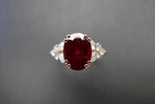 2 60 Ct Natural Red Ruby Diamond Wedding Ring 14k Solid Yellow Gold Size All