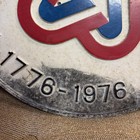 Rare Vintage American Revolution Bicentennial Plaster Sign
