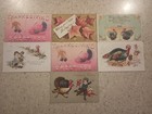 Lot Of 28 Antique Holiday greeting  Cards From Early 1900   s