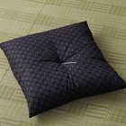 Zabuton Japanese Floor Cushion Blue Komon Made In Japan Set Of 2 55 59cm New