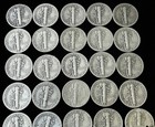 Mercury Dimes Silver 90  Mixed Dates mint Marks 1940 Lot Of 25 Special Pricing  