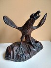 Old Vintage Federalist Style Eagle Wood Carving  Superb 