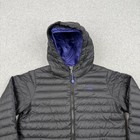 Ll Bean Jacket Womens Small Black Downtek Goose Down Puffer Hooded Full Zip